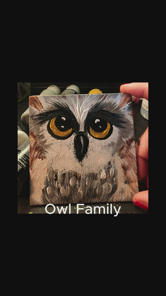 Owl Family - Limited Edition - Each One is Different